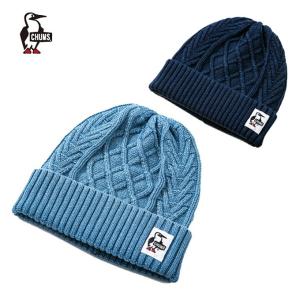 チャムス CHUMS ニット帽 メンズ レディース Indigo Knit Cap インディゴニットキャップ 帽子 CH05-1153 od｜himarayaod