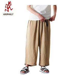 グラミチ Gramicci  ロングパンツ レディース LINEN COTTON BALLOON PANTS　リネンコットンバルーンパンツ GLP-19S078 KHAKI  od｜himarayaod