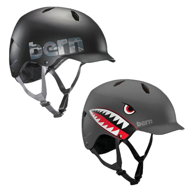バーン bern 子供用ヘルメット BANDITO キッズ ジュニア 自転車 スケートボード ストラ...