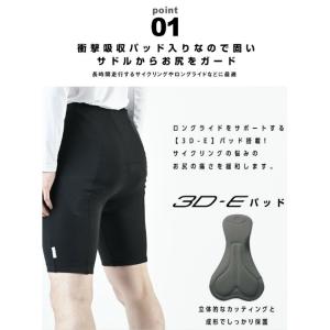 パールイズミ 自転車 パッド付 サイクルパンツ...の詳細画像2