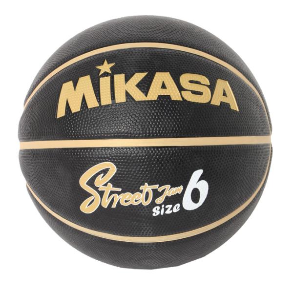 ミカサ MIKASA バスケットボール 6号球 バスケゴムボール BB602B-BKGL-EC od
