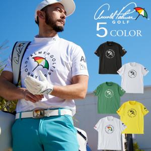 アーノルドパーマー arnold palmer ゴルフウェア 半袖シャツ メンズ パラソルロゴモックネック半袖シャツ AP220101B09  od