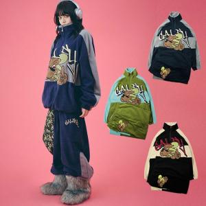 GALFY（ガルフィー） メンズ レディース パーカー スパイダー犬