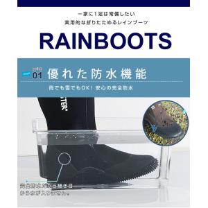 グリーンマスターミドル 折りたためるレインブー...の詳細画像3