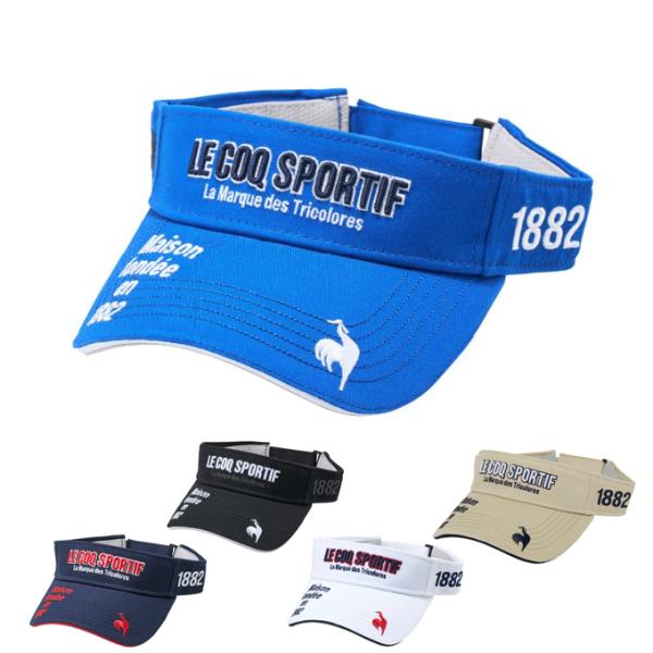 ルコックスポルティフ le coq sportif ゴルフ サンバイザー メンズ ロゴサンバイザー ...