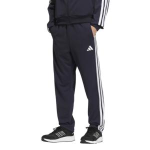 アディダス スポーツウェア ジャージ ロングパンツ メンズ スリーストライプス ダブルニット オープンヘム トラックパンツ JV6983 JZR01 adidas
