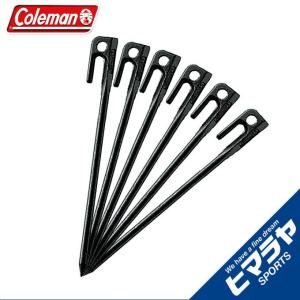 コールマン ペグ スチールソリッドペグ20cm×6本 2000017189 coleman od｜himarayaod