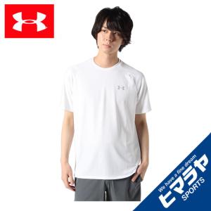 アンダーアーマー Tシャツ 半袖 メンズ UAテック ショートスリーブ Tシャツ 1358553-100 UNDER ARMOUR  【メール便可】 run｜himarayarunning