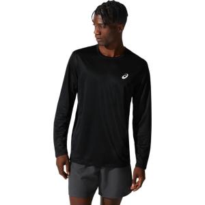 アシックス ランニングウェア Tシャツ 長袖 メンズ SILVER LS TOP 2011C350-001 asics run｜himarayarunning