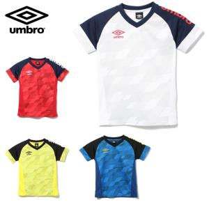 アンブロ UMBRO  サッカーウェア 半袖シャツ ジュニア 半袖プラシャツJR UUJPJA53HM sc｜himarayasc