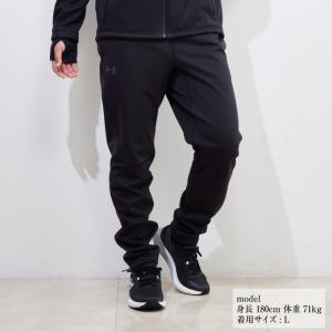 アンダーアーマー ウインドブレーカー パンツ メンズ UA ウィンター ニット パンツ 2.0 1375517-001 UNDER ARMOUR sc｜himarayasc