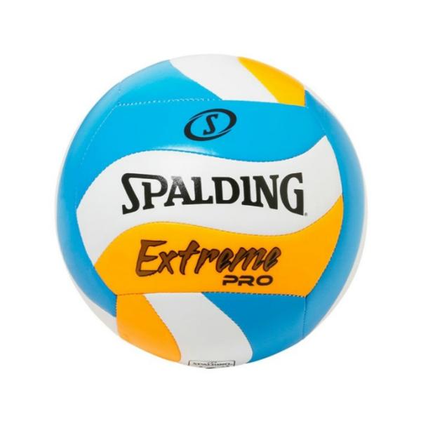 スポルディング SPALDING バレーボール エクストリームプロ ウェーブ ブルー オレンジ 5号...