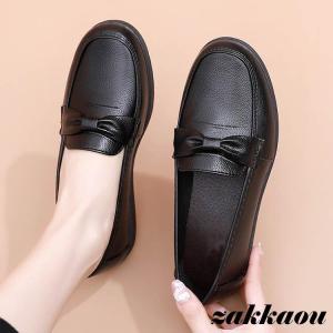 パンプス レディース シューズ フラットパンプス 走れる ぺたんこ ローヒール スクエアトゥ 歩きやすい リボン 痛くない おしゃれ 楽ちん 疲れにくい