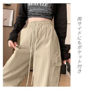 カーゴパンツ レディース ミリタリーパンツ カ...の詳細画像4