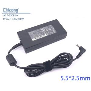 【送料無料】新品 Chicony A17-230P1A 19.5V 11.8A ACアダプター 230W 電源アダプタ PSE A12-230P1A付属の電源コード 丸型 外径約5.5mmФ　内径2.5mmФ