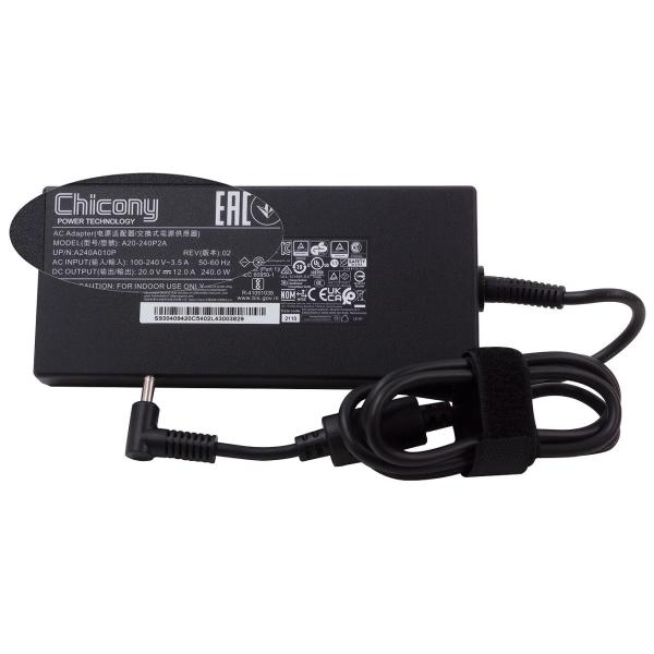 新品 Chicony A20-240P2A 20V 12A 240W  AC電源アダプター コネクタ...