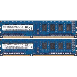 Hynix PC3-12800U (DDR3-1600) 4GB x 2枚 計8GB 240ピン D...