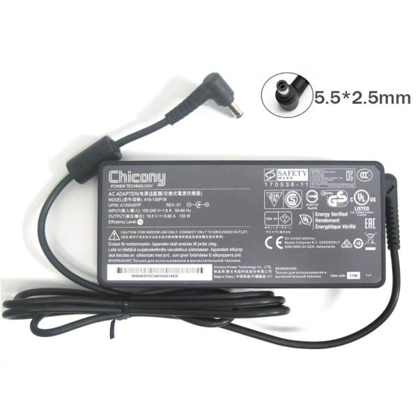 新品 Chicony MSIなど用 A16-135P1B ACアダプター 135W 19.5V 6....
