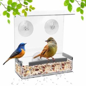 バードフィーダー 屋外 鳥 用 エサ 入れ 台 スタンド