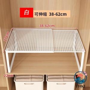 押し入れ 伸縮 収納棚 収納ラック 食器棚 整理...の商品画像