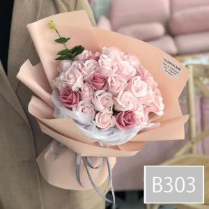 スタンディング ソープフラワー 造花 花束 ア...の詳細画像4
