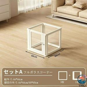 ペットサークル フェンス ドア付き 犬 サーク...の詳細画像4
