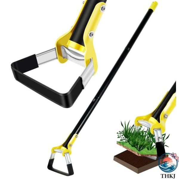 草削り ピーラー 立ち楽 雑草抜き鍬 ガーデニング グッツ 伸縮式 除草作業 畑の除草ピー ガーデニ...