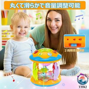 モンテッソーリ おもちゃ ドラム ハイハイ 赤...の詳細画像5
