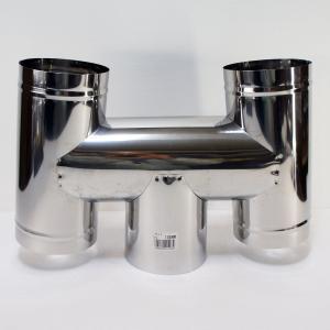 CHOFU ステンレス排気筒セット H型トップ106mm 薪ストーブ煙突 ピザ窯 排気筒セット（Hトップ仕様） φ106 : プロヤマ - 通販 - Yahoo