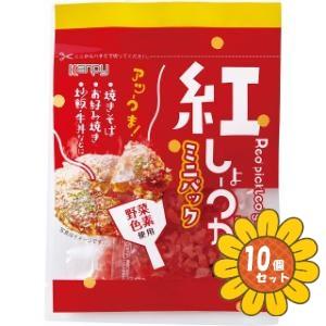 「セット販売」「加藤産業」　カンピー　ミニパック紅しょうが　12ｇ×2×10個セット　