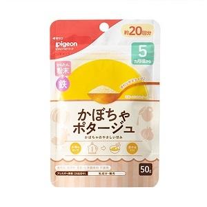 「ピジョン」 かんたん粉末+鉄 かぼちゃポタージュ 50g 「フード・飲料」