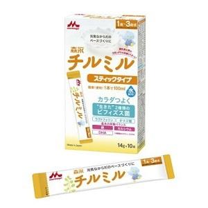 「森永乳業」 チルミル スティックタイプ 14g×10本入 「フード・飲料」