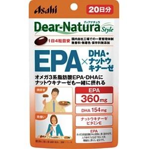 「アサヒ」ディアナチュラスタイルEPA×DHA＋ナットウキナーゼ80粒入