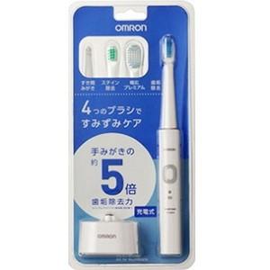 「オムロン」 音波式電動歯ブラシ (充電式) HT-B304-W 「日用品」