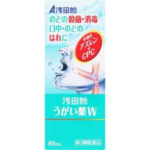 「浅田飴」　浅田飴うがい薬Ｗ　80ML　【第3類医薬品】