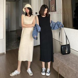 ノースリーブサマーニットワンピースの商品一覧 通販 Yahoo ショッピング