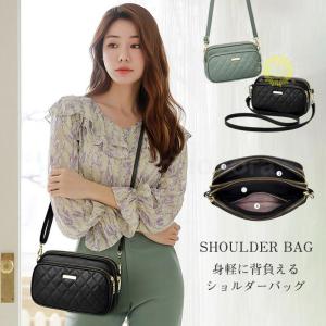 ショルダーバッグ レディース 斜めがけ キルティ...の商品画像
