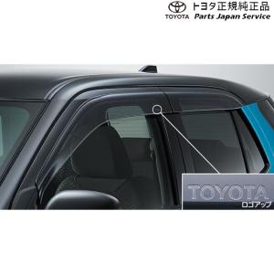 新品 ライズ 純正サイドバイザー RVワイドタイプ 200系 トヨタ 純正 サイドバイザー RVワイドタイプ 1台分 08162-B1030