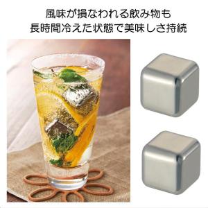 アイスキューブ 2個セット ステンレス 氷 溶...の詳細画像3