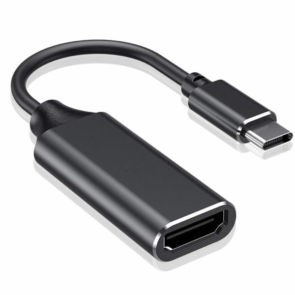 USB C to HDMI 変換アダプター TYPE-C HDMI 変換 ケープル 4Kビデオ対応 ...