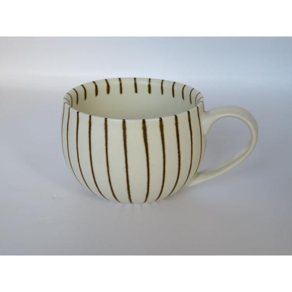 愛媛県指定無形文化財　伝統工芸品　砥部焼 すこし屋　丸マグカップ 十草　※砥部焼 11,000円以上...