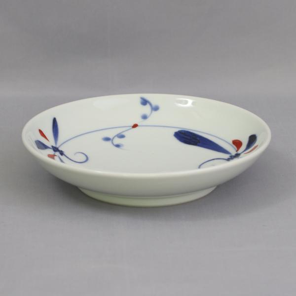 愛媛県指定無形文化財　伝統工芸品　砥部焼 千山窯 5寸深皿　上絵とんぼ　※砥部焼 11,000円以上...
