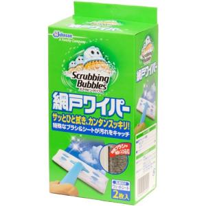 スクラビングバブル 網戸ワイパー 本体+シート2枚