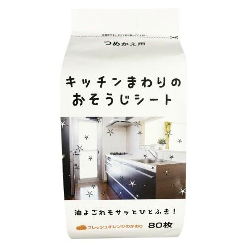 コーヨー化成 キッチンまわりのおそうじシート 詰替用 80枚入