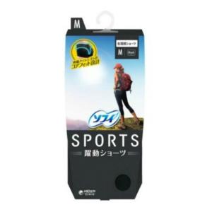 ユニ・チャーム ソフィ SPORTS ショーツ M ブラック｜himejiryutsuu