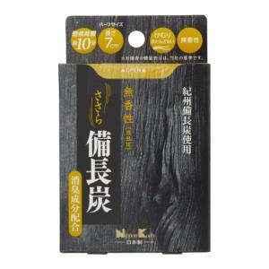 日本香堂 ささら 備長炭 無香性 ミニ 50g