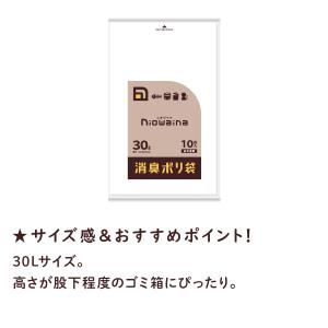 日本サニパック SS30 ニオワイナ 消臭袋 ...の詳細画像1
