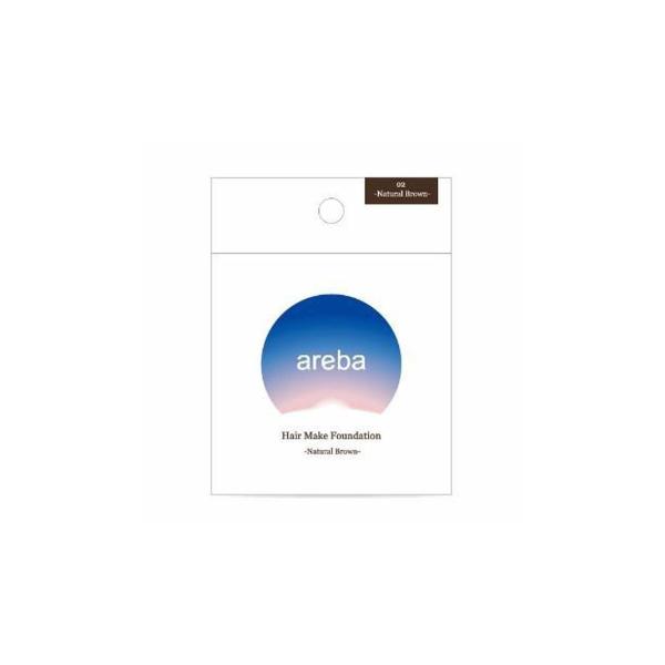 ビタットジャパン areba ヘアメイク ファンデーション NBN ナチュラルブラウン 14g 1個...