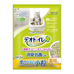 ユニ・チャーム ペット デオトイレ 消臭 抗菌 サンド 小粒 3.8L 鉱物タイプ デオトイレ専用取替サンド 猫砂
