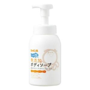 シャボン玉 無添加 ボディソープ たっぷり泡 本体 570ml(ボディーソープ 石鹸)